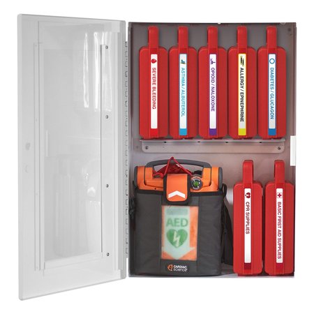 LIVESAFERTM LiveSafer XL  Modular Emergency Response Kit 7 Inner Cases  AEDs up to 65 Thick w Shelf EN10003